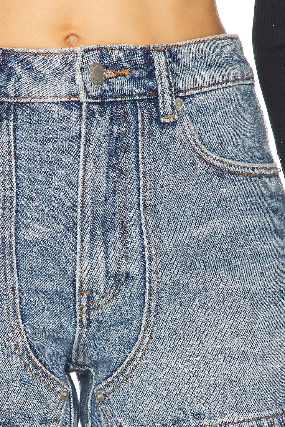 High Waisted Carpenter Short - 6