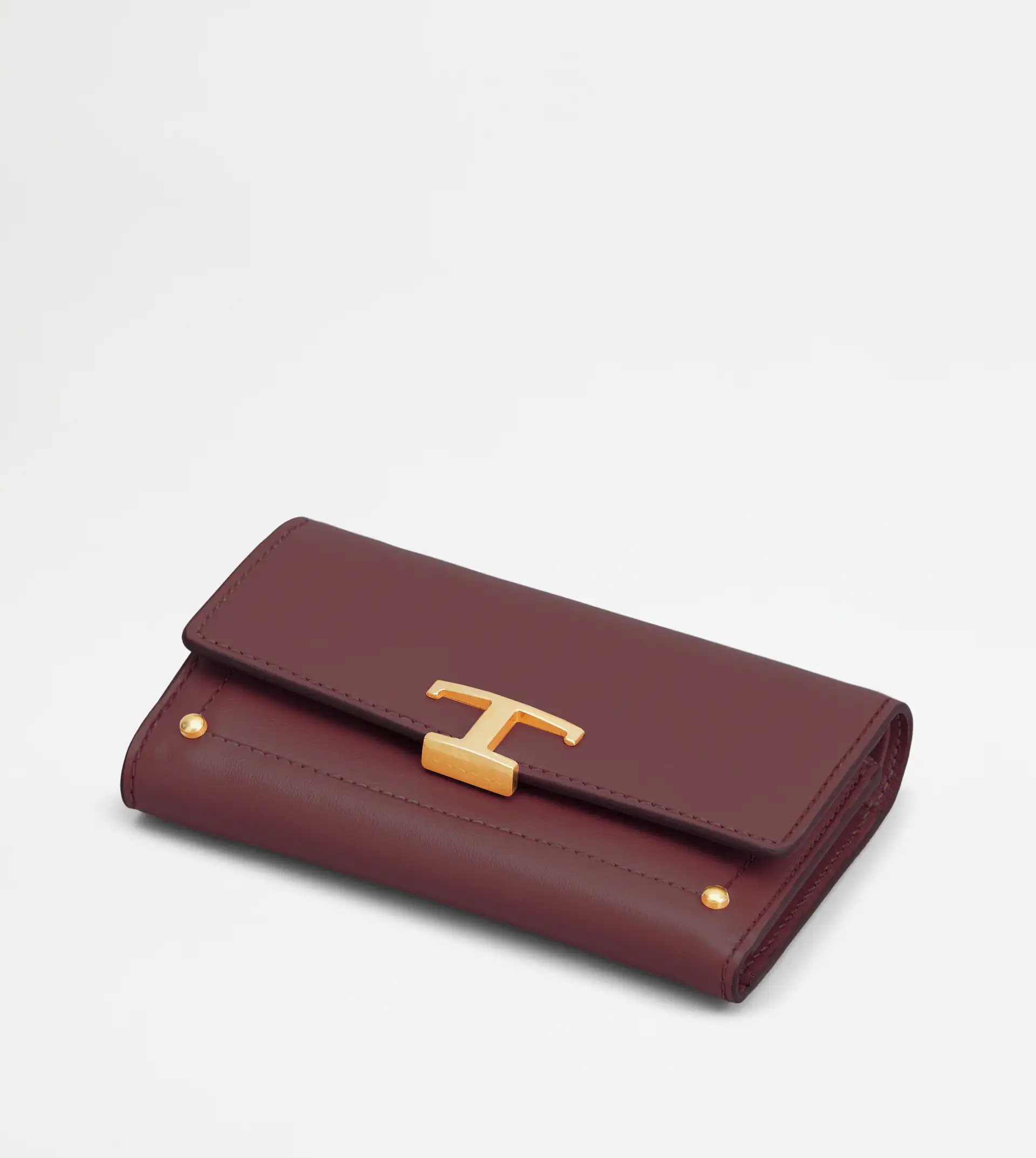 TIMELESS WALLET IN LEATHER - RED - 4