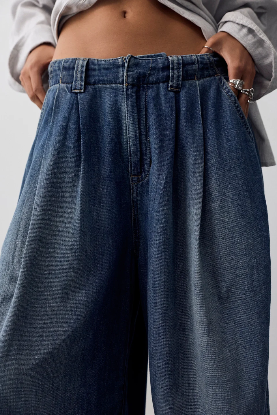 We The Free Vienna Linen Trouser Jeans - 1