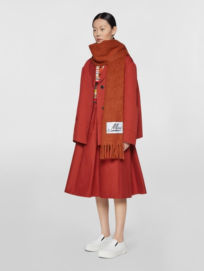 Marni ORGANIC COTTON DRILL BALLOON SKIRT outlook