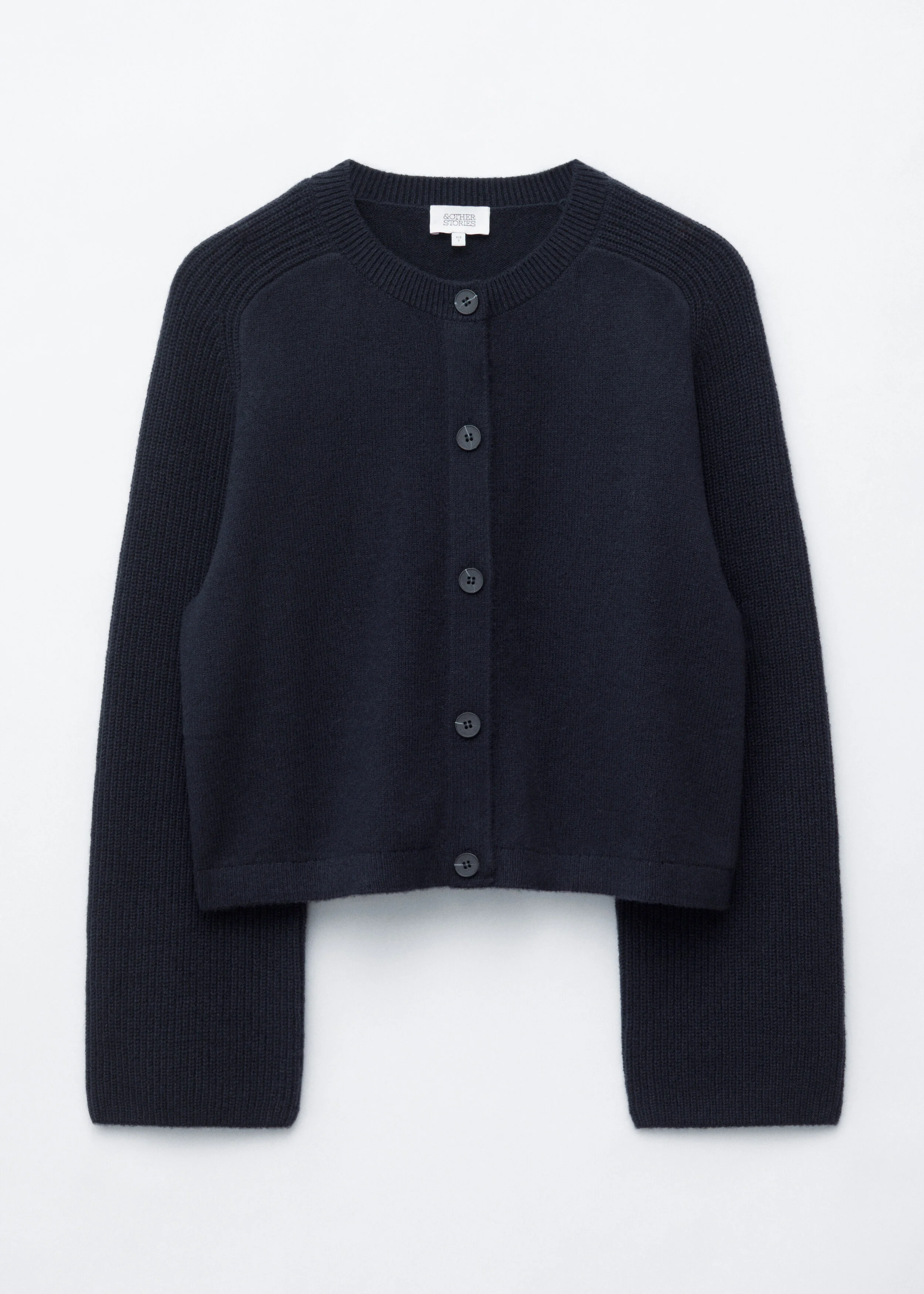 Relaxed Wool-Cotton Cardigan - 1