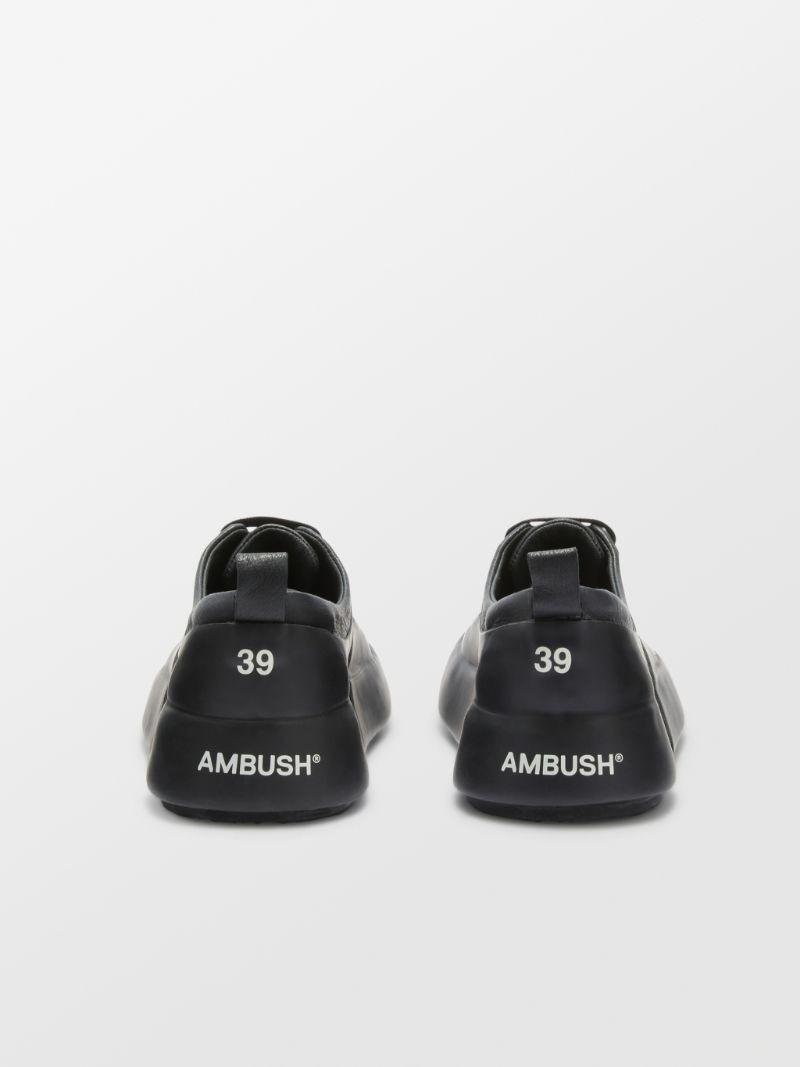 LEATHER MIX LOW TOP SNEAKER 4