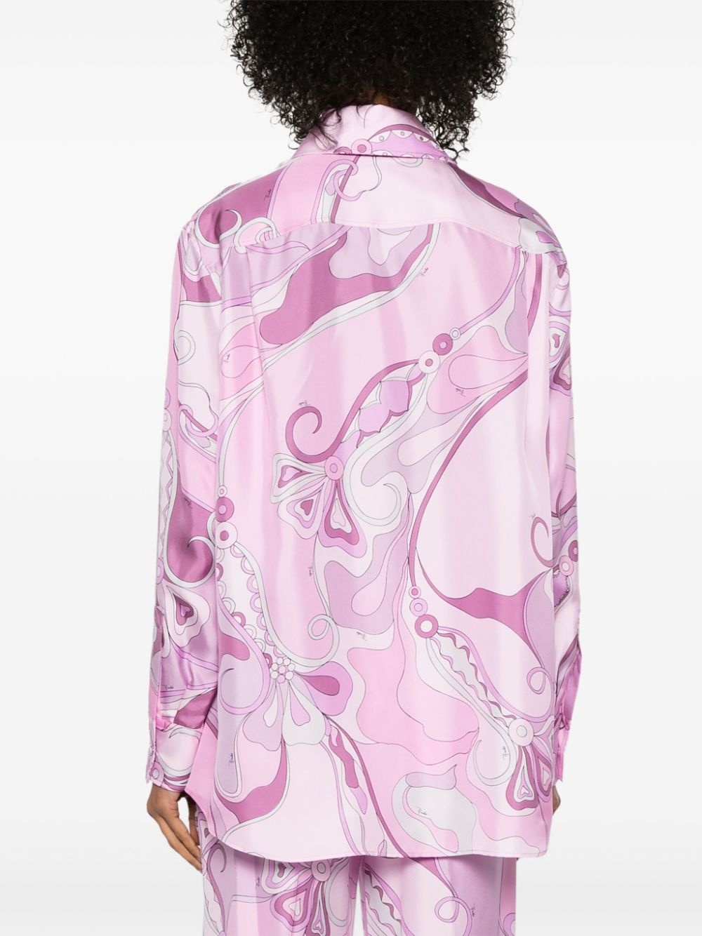 Orchidee-print shirt - 4