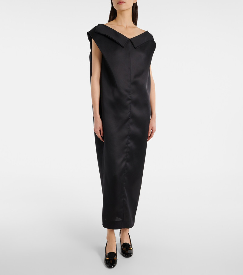 KHAITE Selwyn silk gazar maxi dress outlook