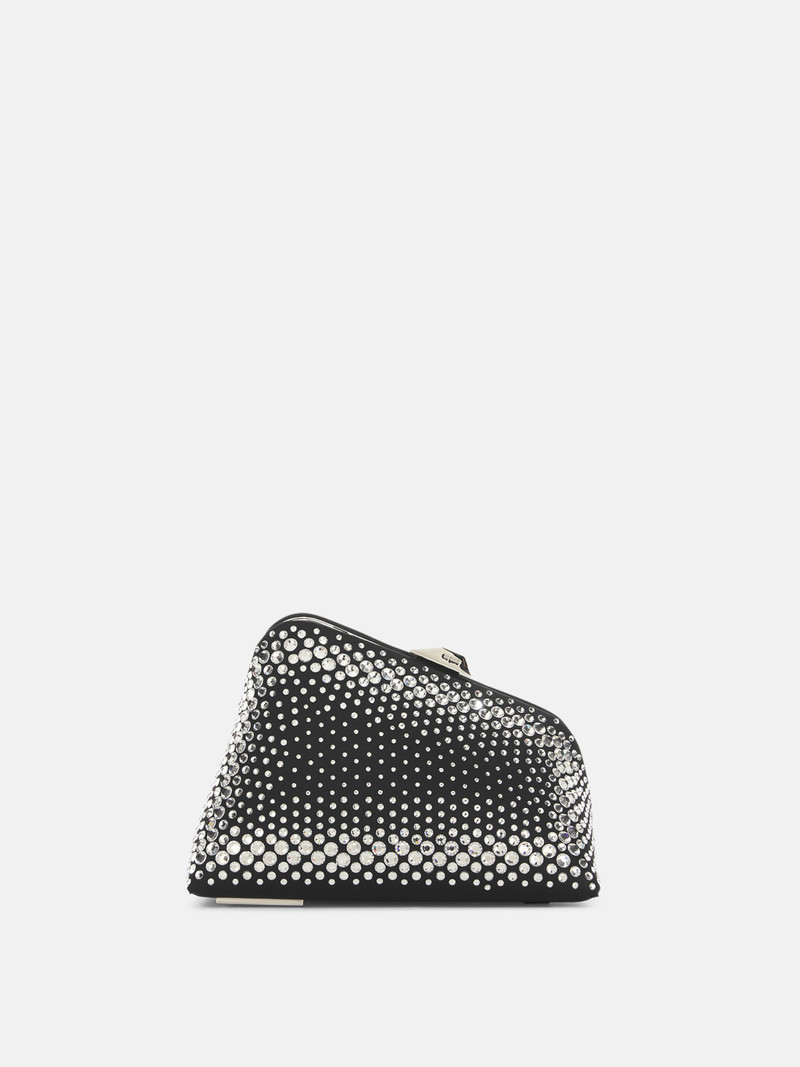 'MIDNIGHT'블랙 앤 크리스탈 MINI CLUTCH - 1