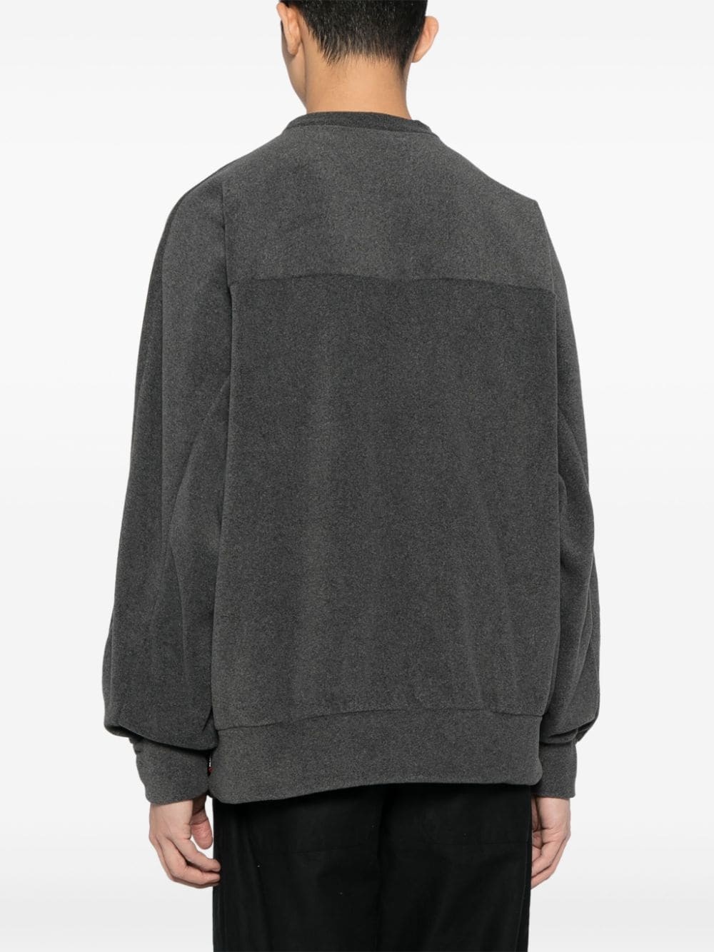 embroidered-motif crew-neck sweatshirt - 4