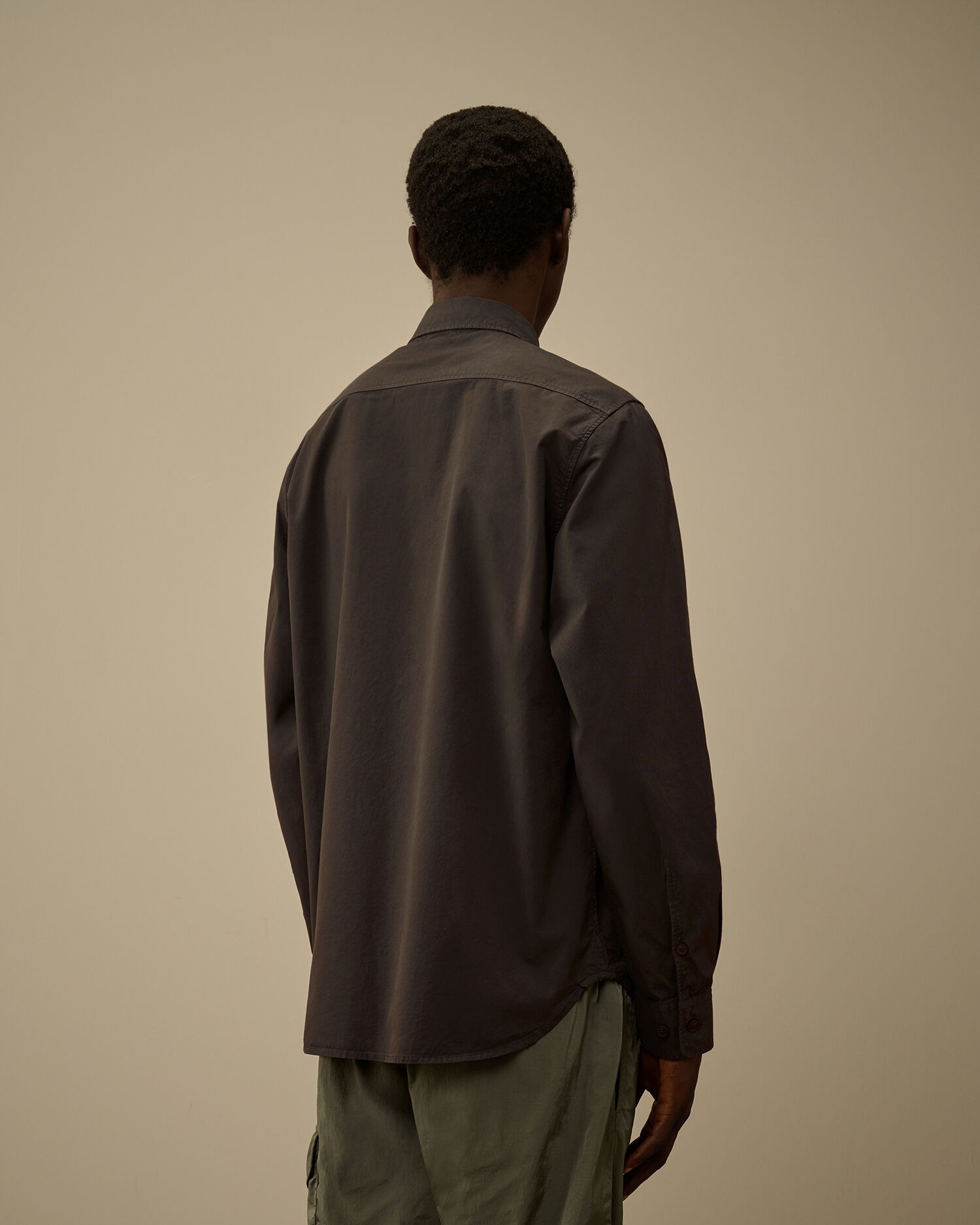 Organic Gabardine Longsleeve Button Shirt - 4