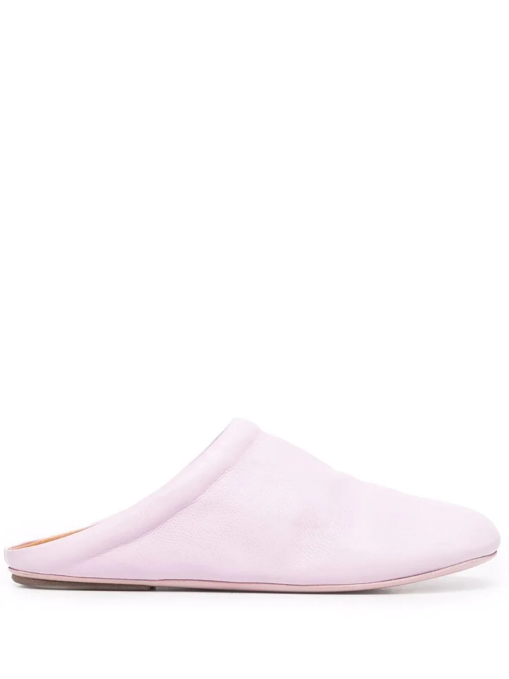 slip-on leather mules - 1