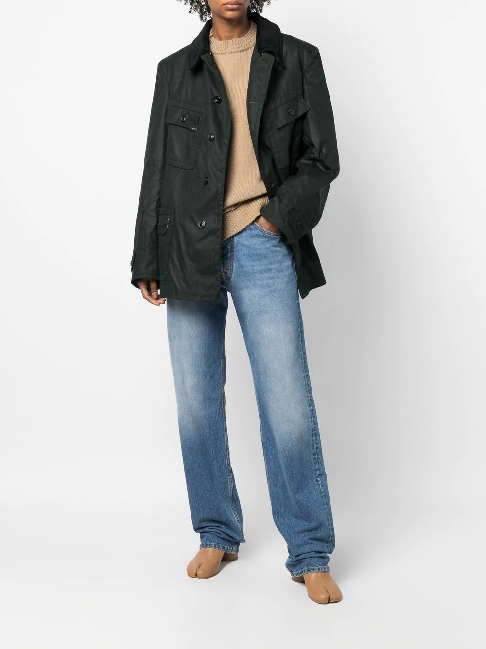 waxed cotton jacket - 3