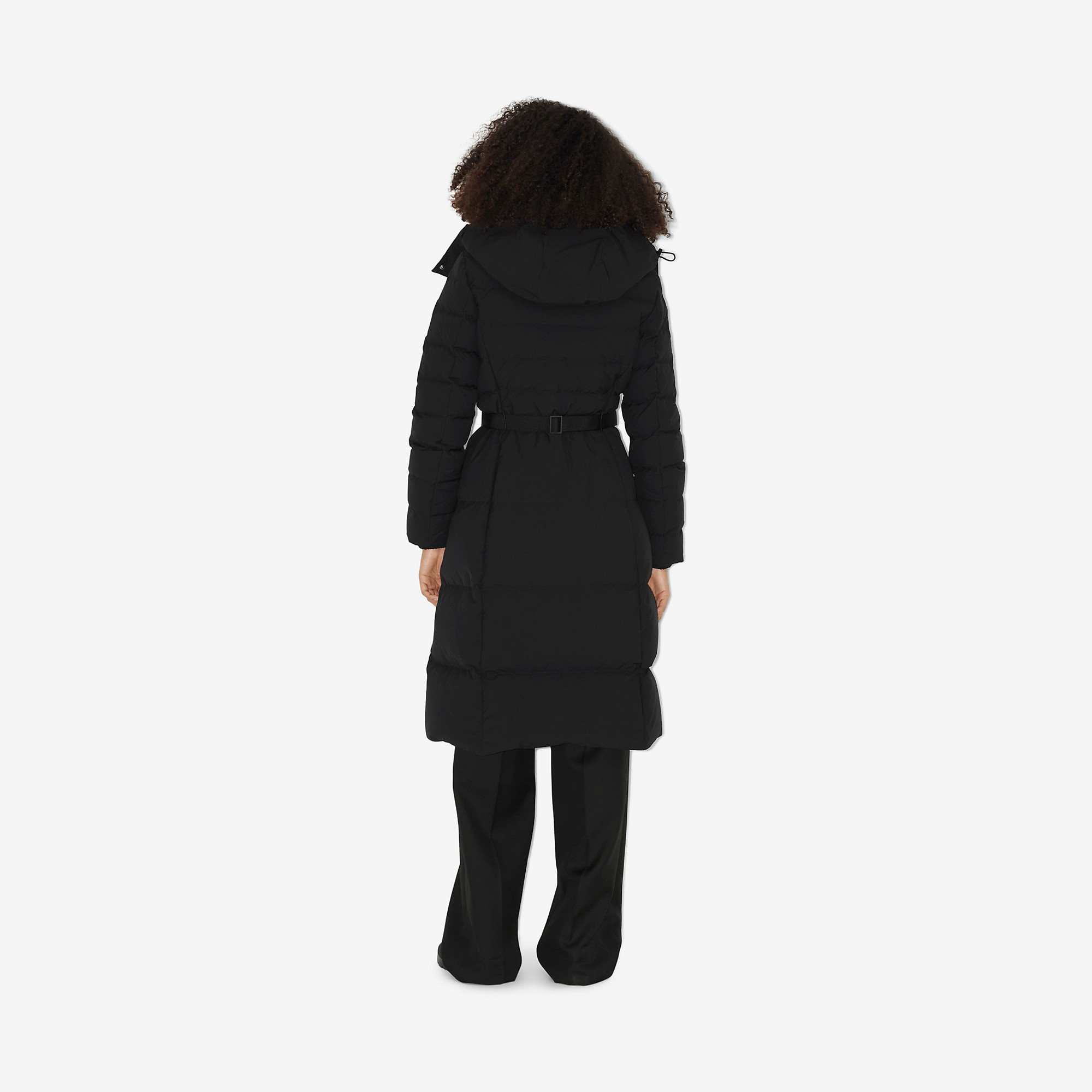 Belted Puffer Coat - 4