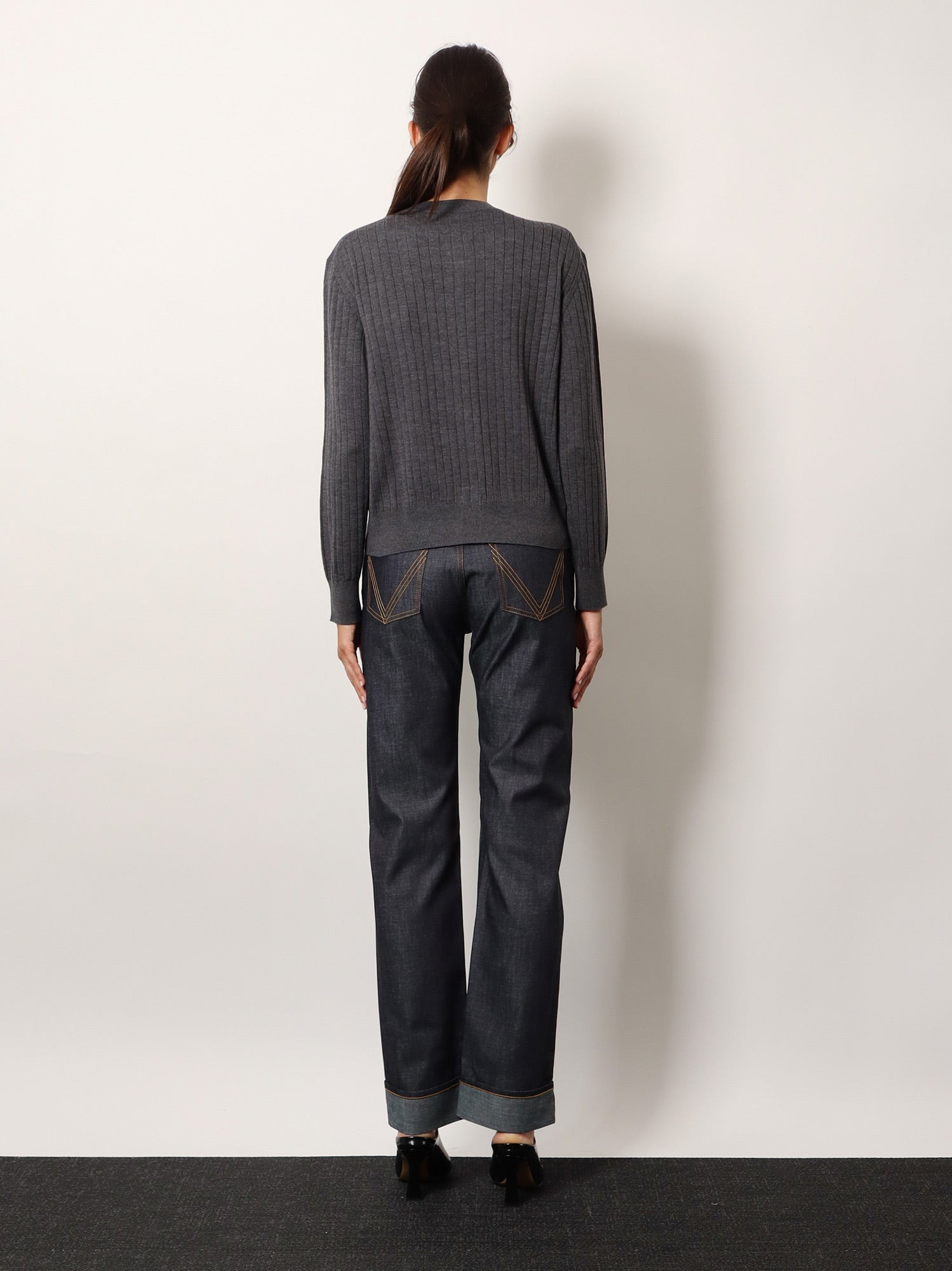 Ribbed Wool Cardigan - 3