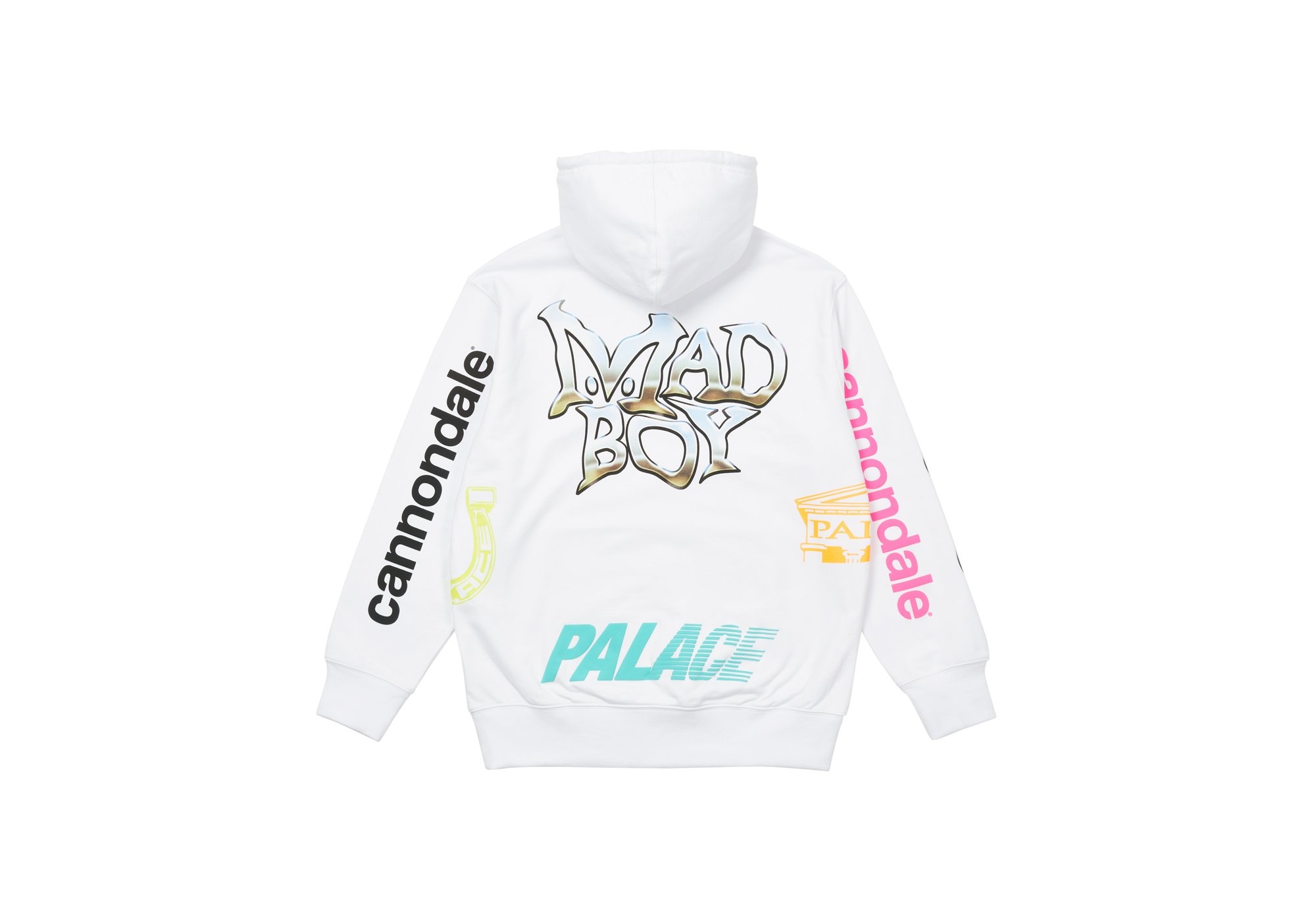 PALACE CANNONDALE MAD BOY HOOD WHITE - 2