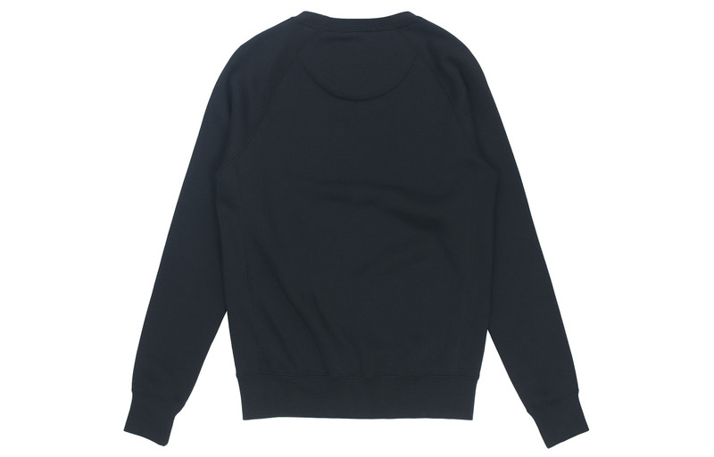 Jordan Men's Air Jordan Logo Embroidered Sports Round Neck Pullover Black BQ2941-010 outlook