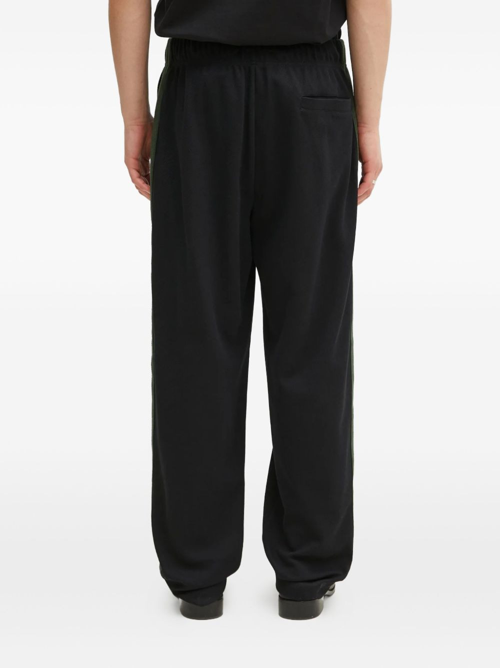 side-stripe trousers - 4