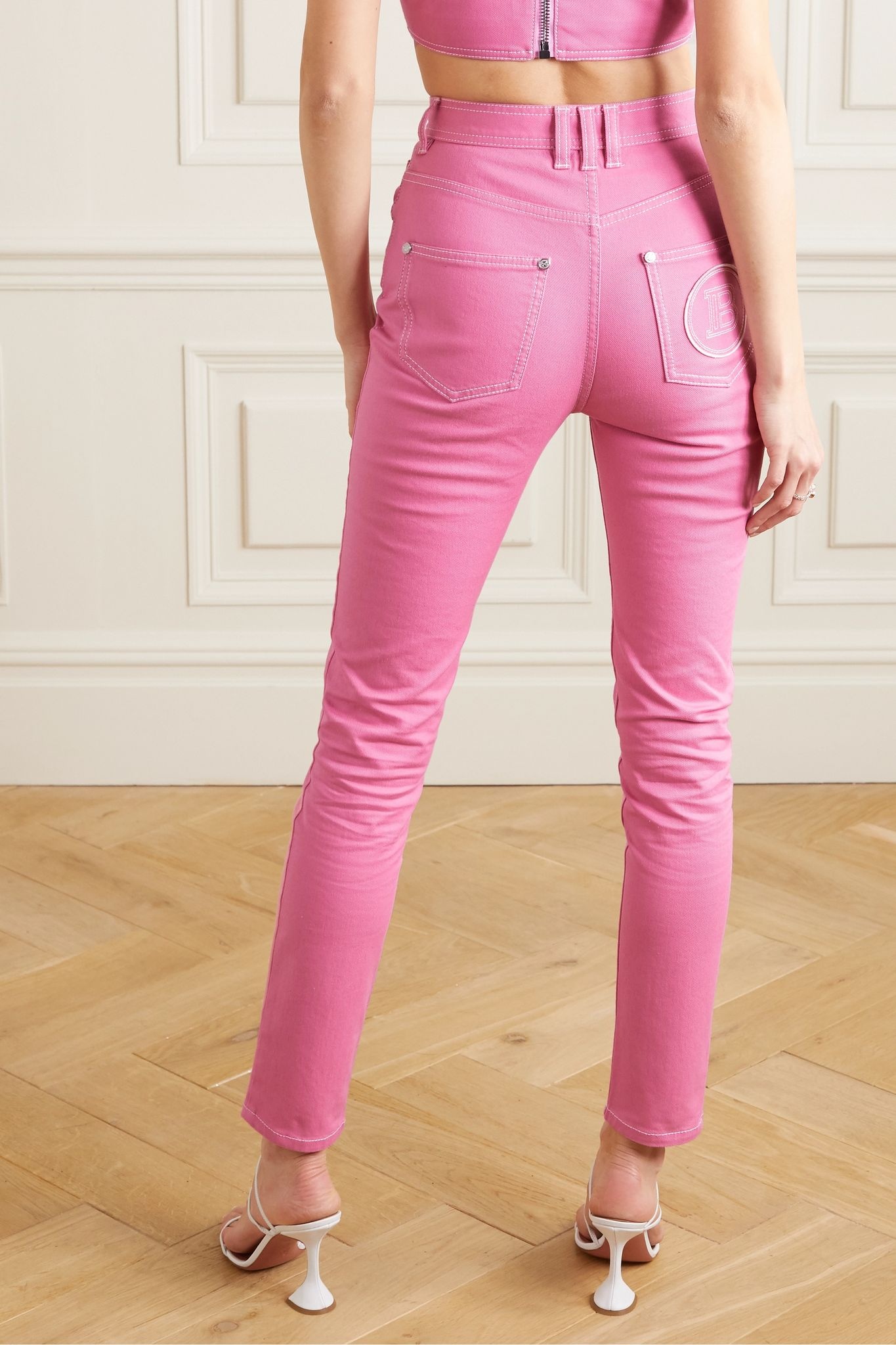 High-rise skinny jeans - 4