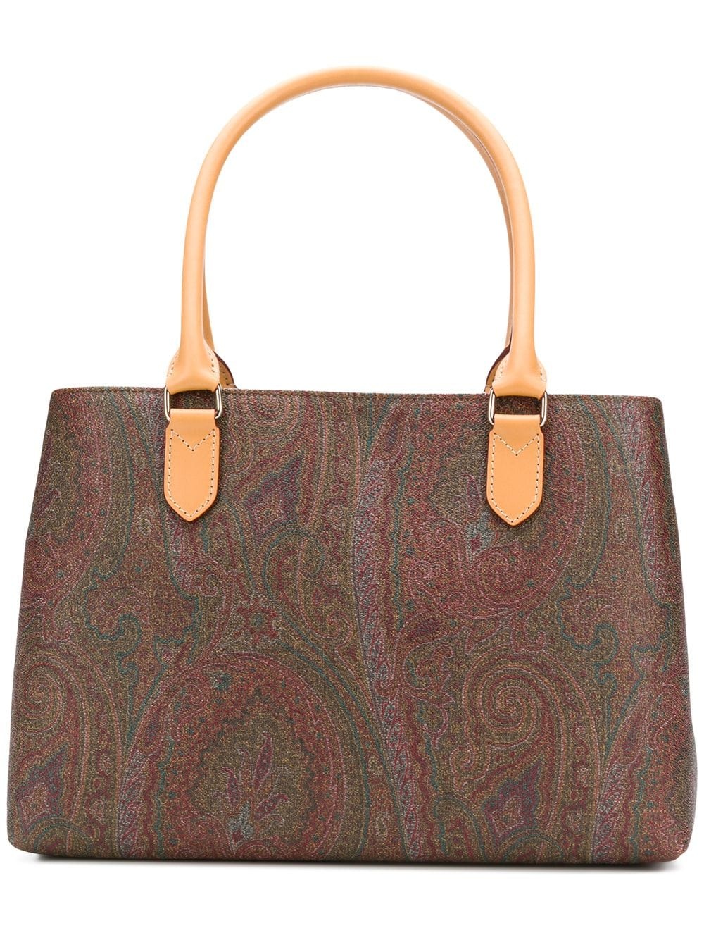 paisley print tote - 1