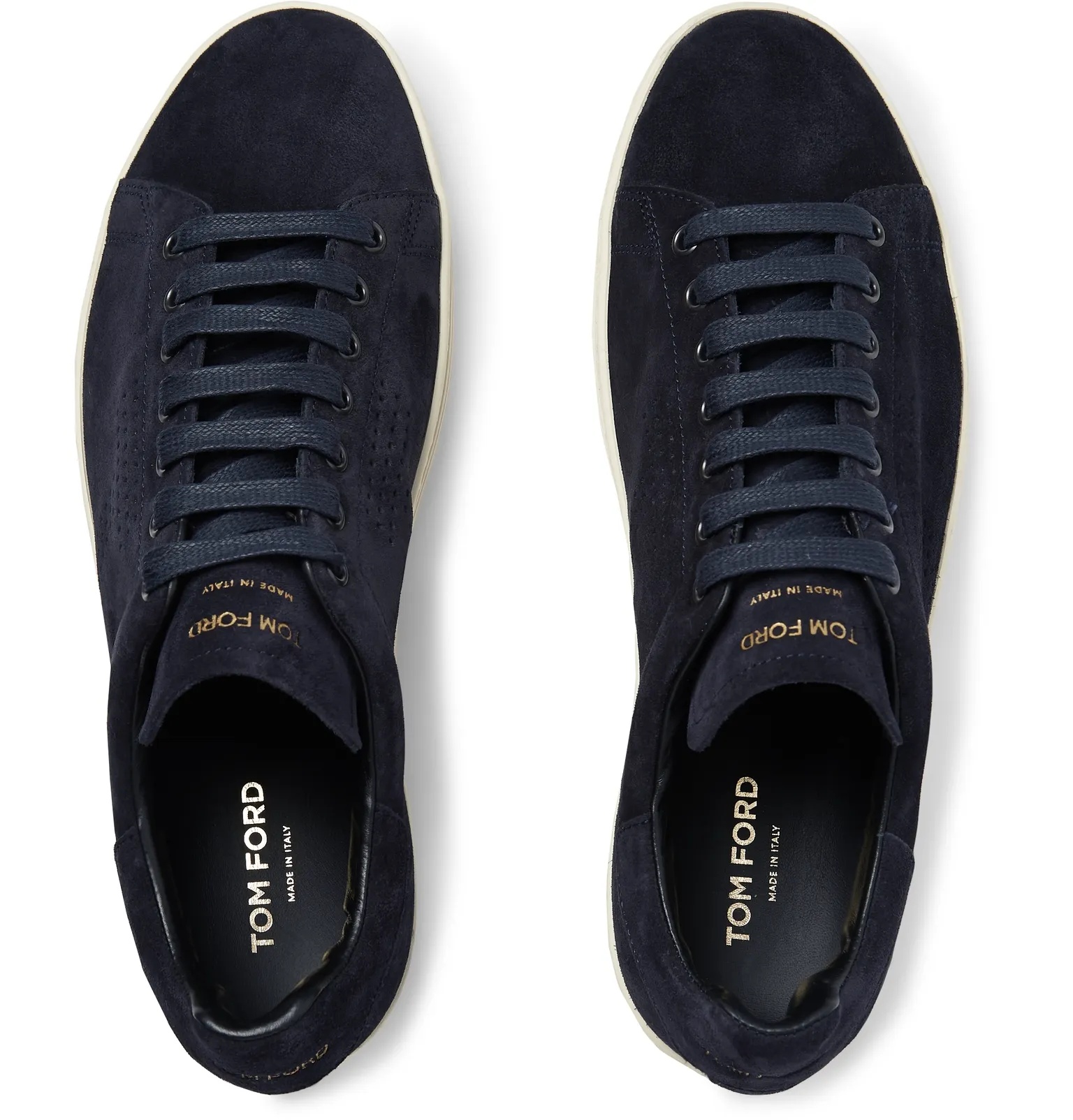 Warwick Perforated Suede Sneakers - 8