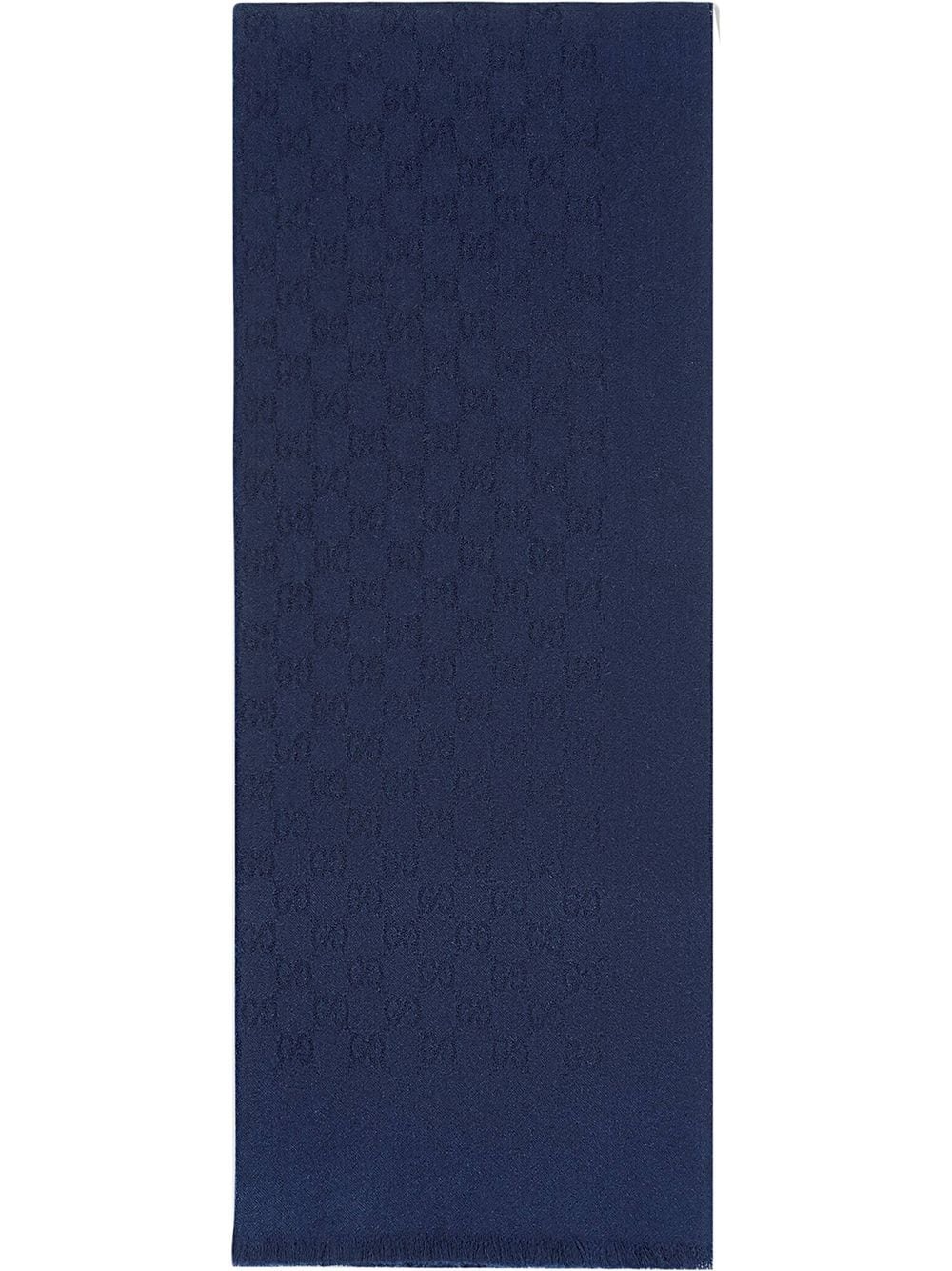 GG jacquard cashmere scarf - 1