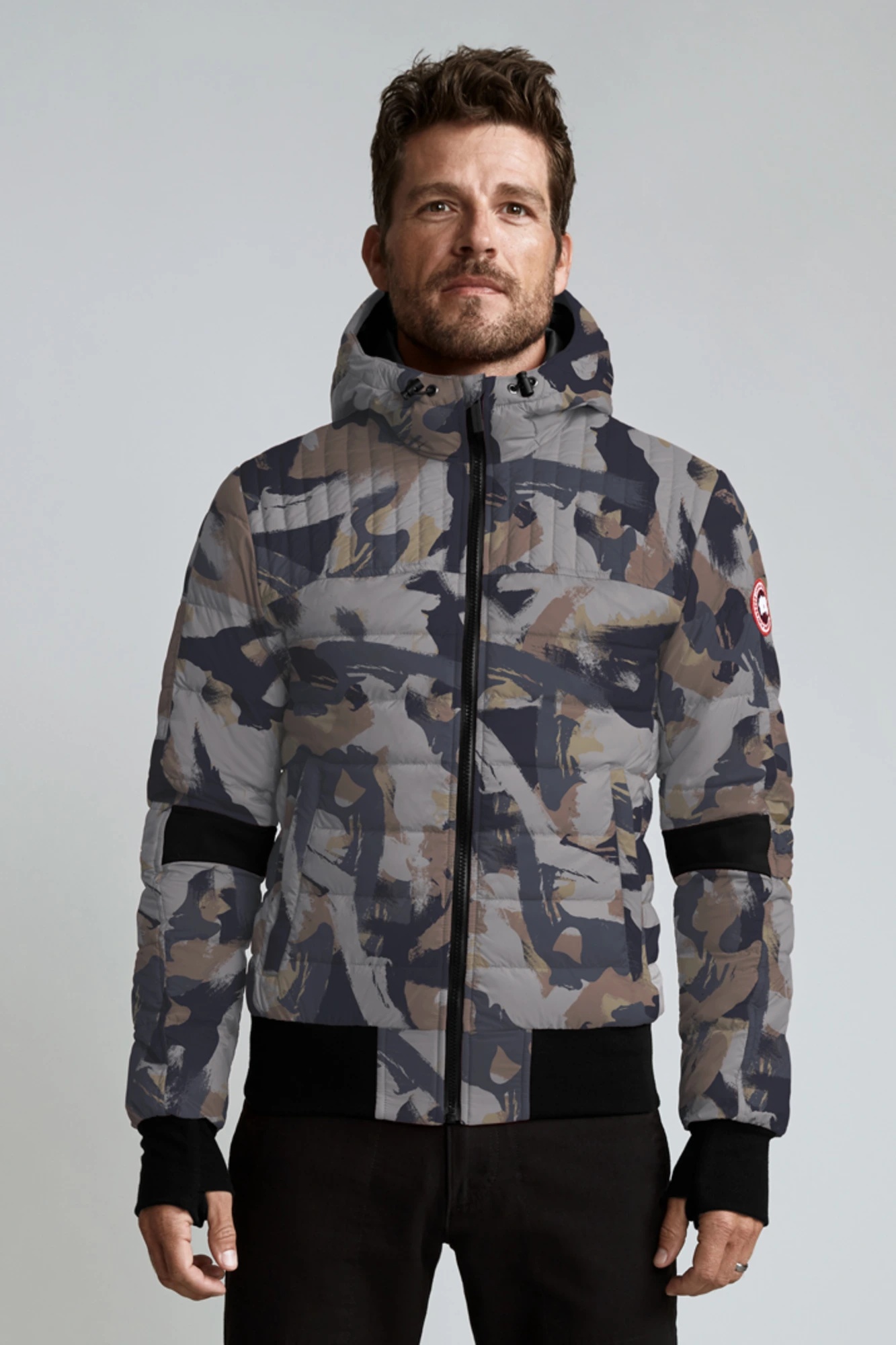 MEN'S CABRI DOWN HOODY PRINT - 2