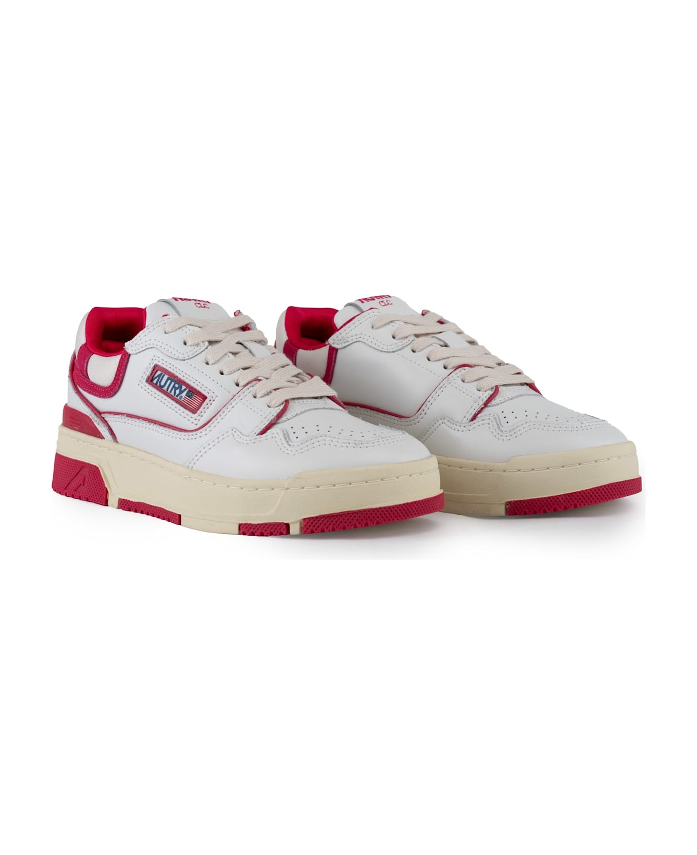 Autry Clc Sneakers In Leather And Suede - 4