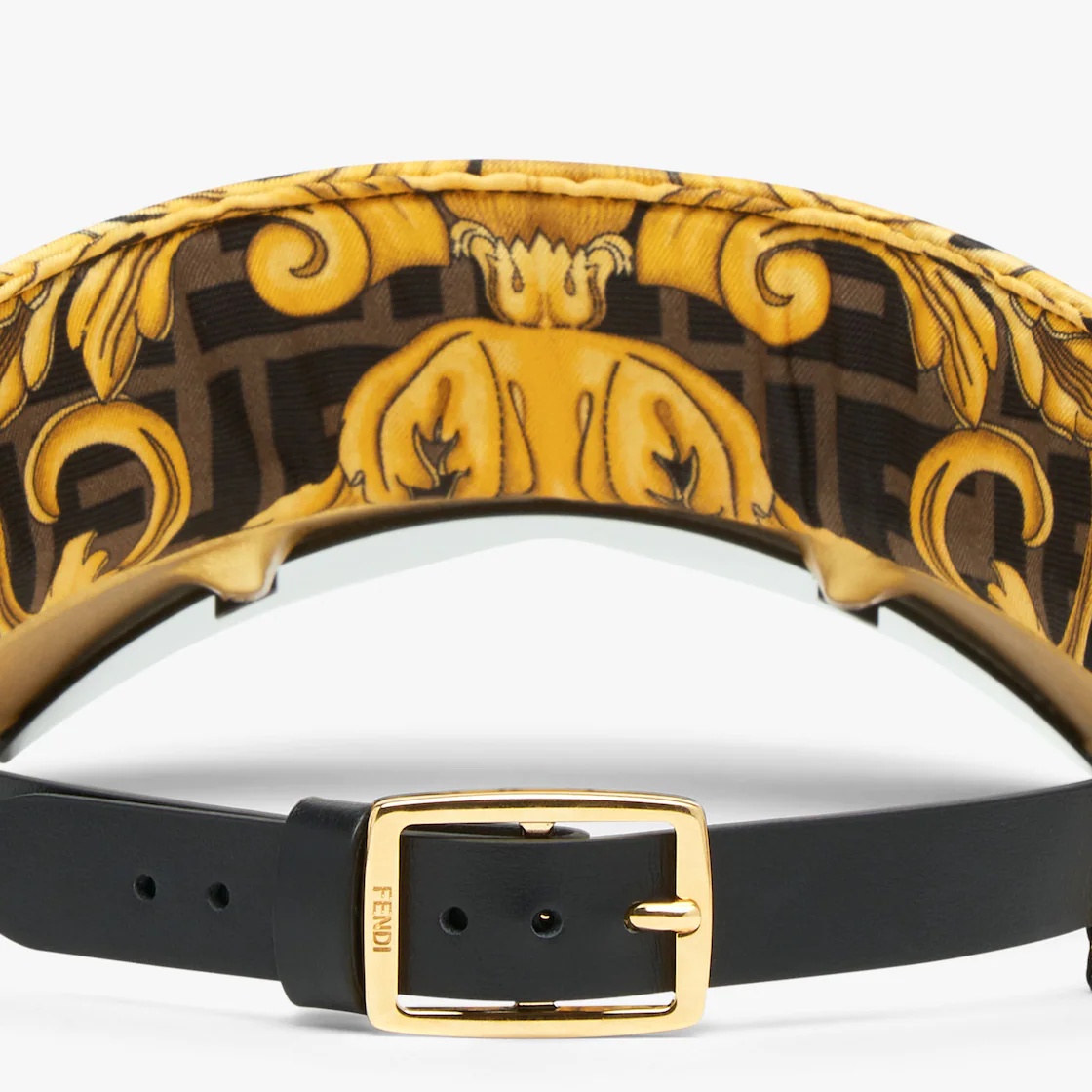 Fendace black silk visor - 4