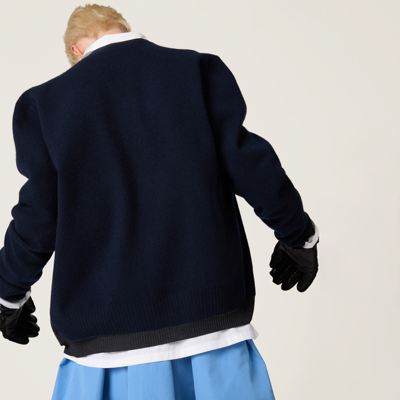 Silk cashmere cardigan sweater 3