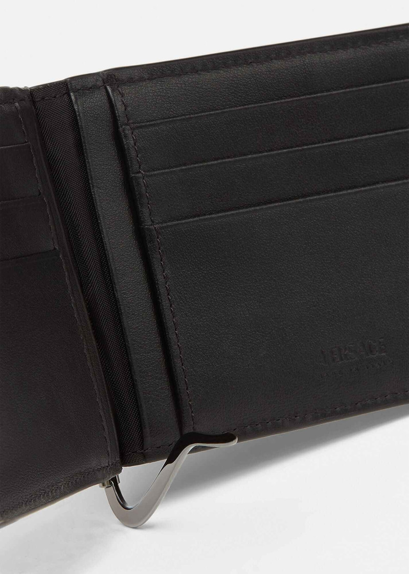 VERSACE V Leather Bifold Wallet outlook