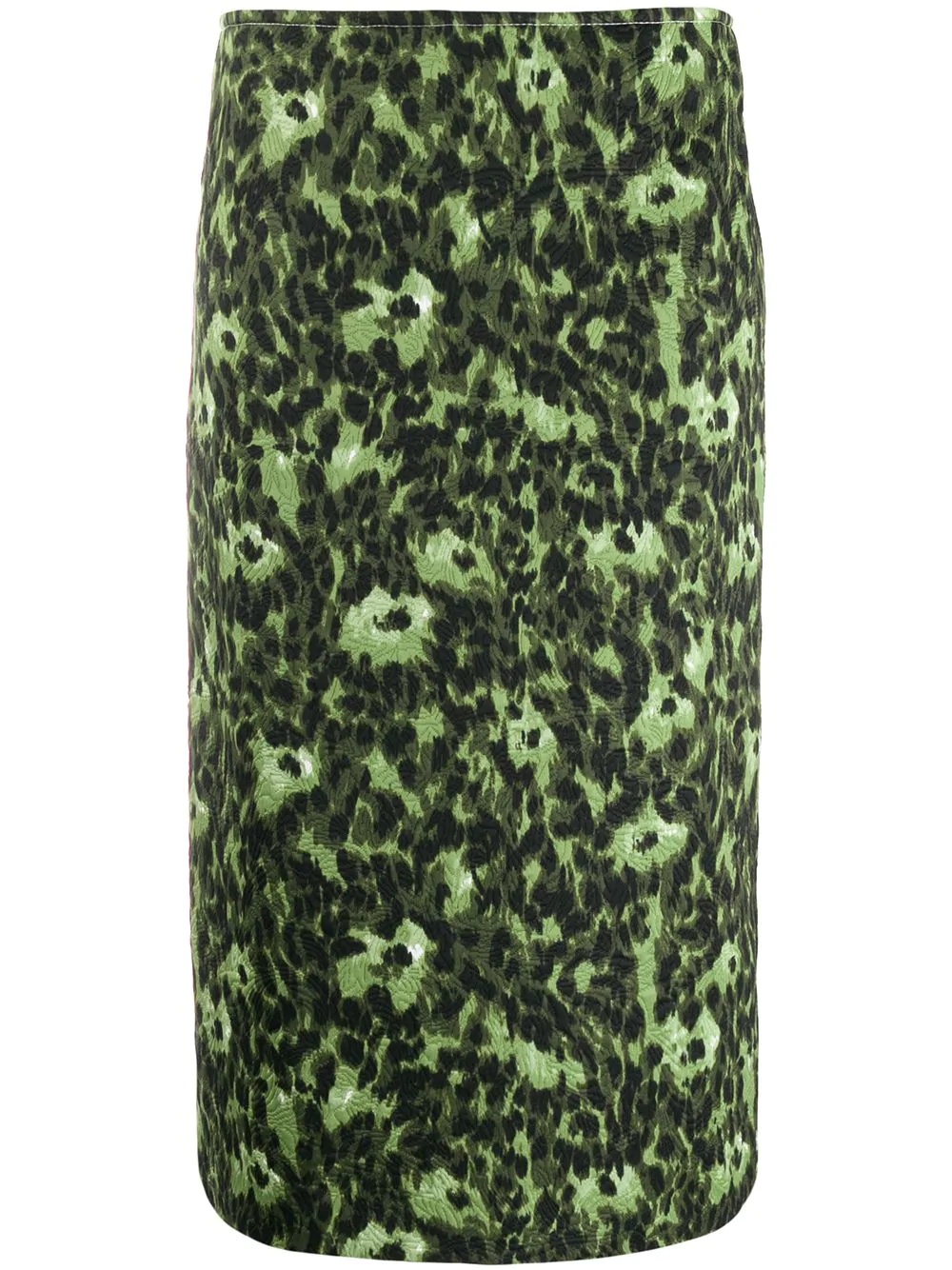 Wild print a-lined skirt - 1