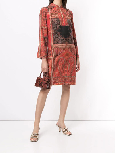 Etro paisley-print shift dress outlook