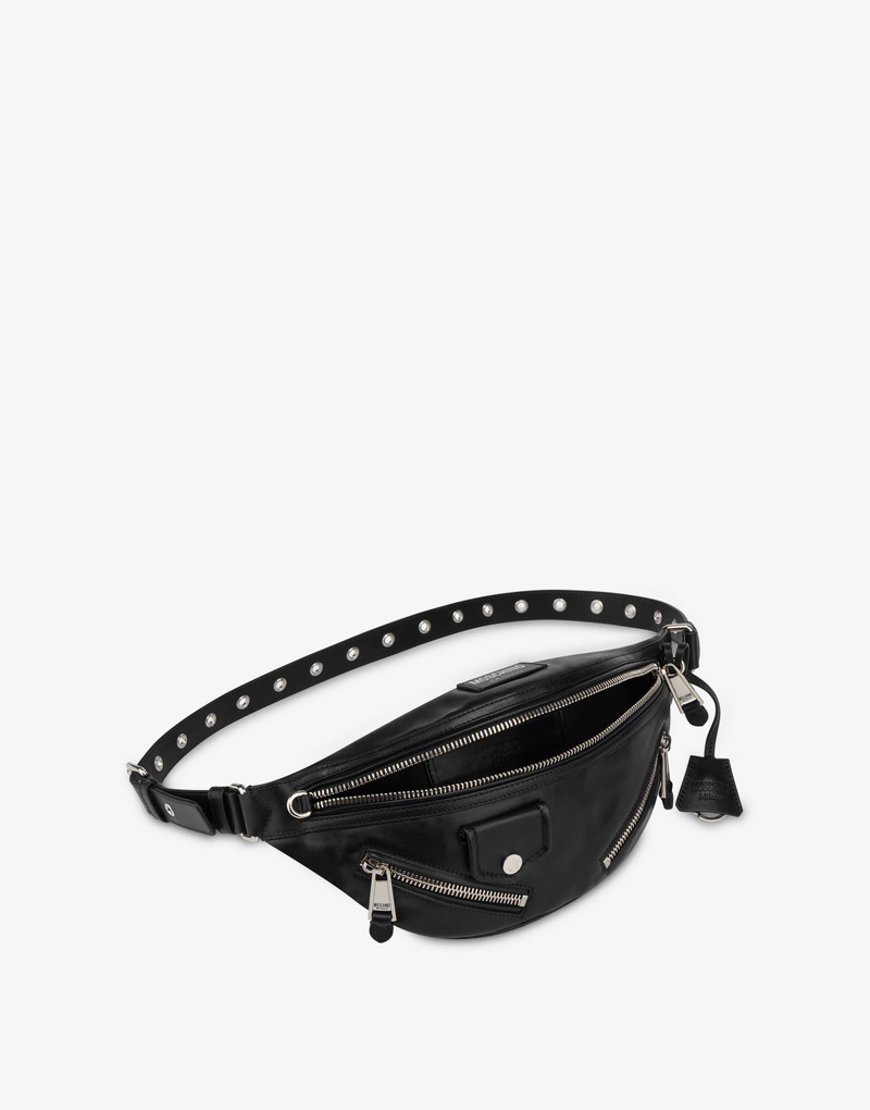 BIKER CALFSKIN WAIST BAG 3
