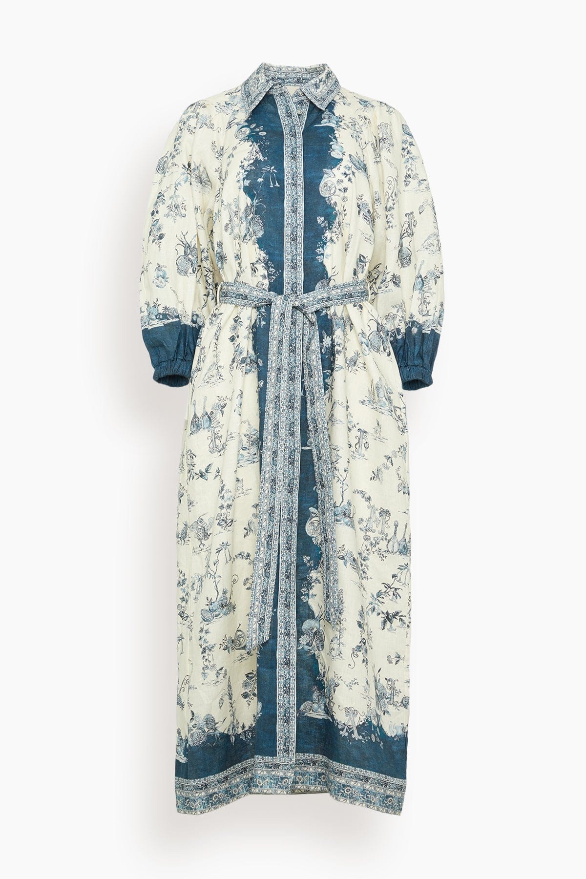 Casa Shirtdress in Cream - 1