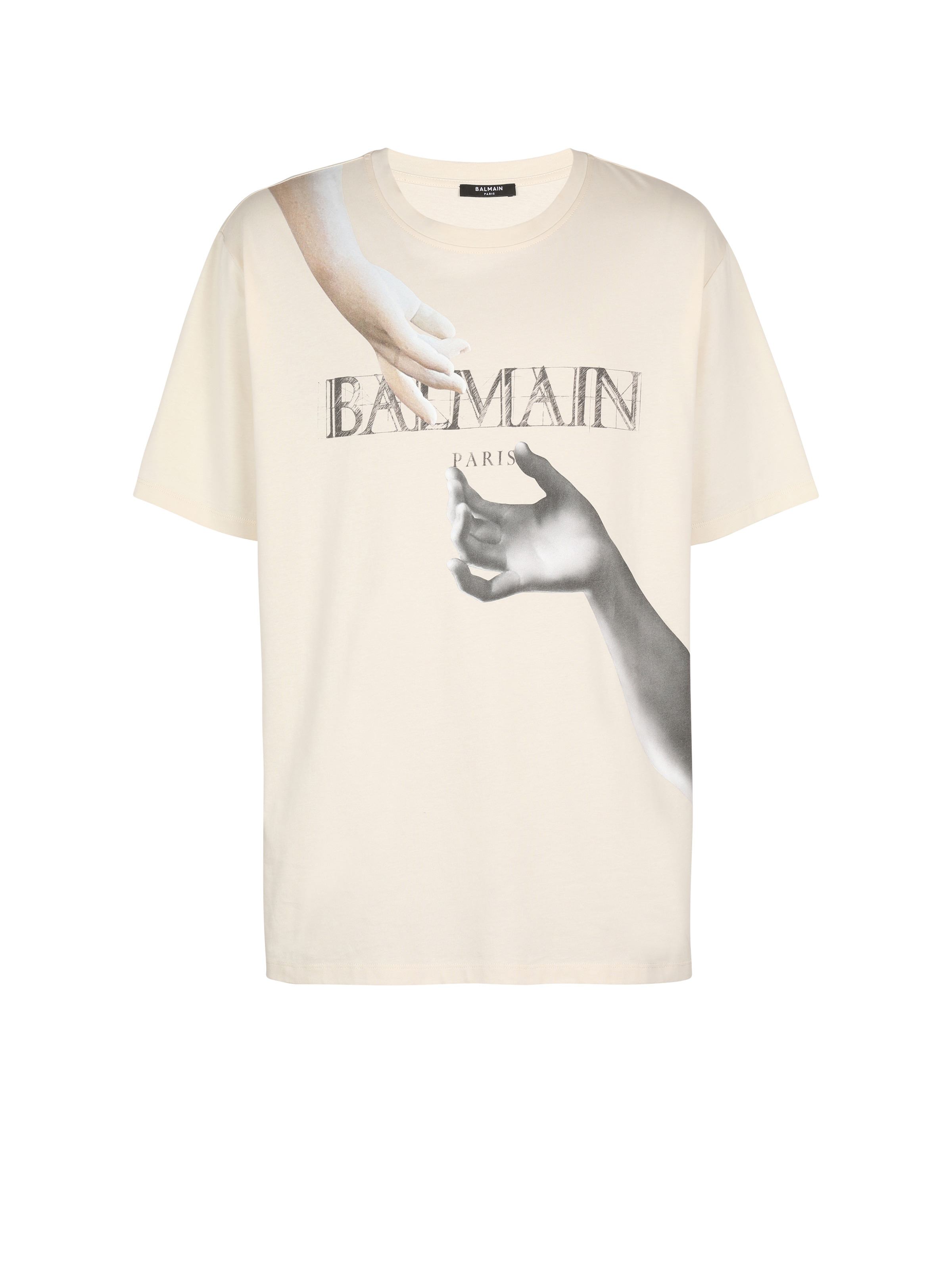 at ringe Ødelægge eksplicit Balmain Loose-fitting statue T-shirt | REVERSIBLE