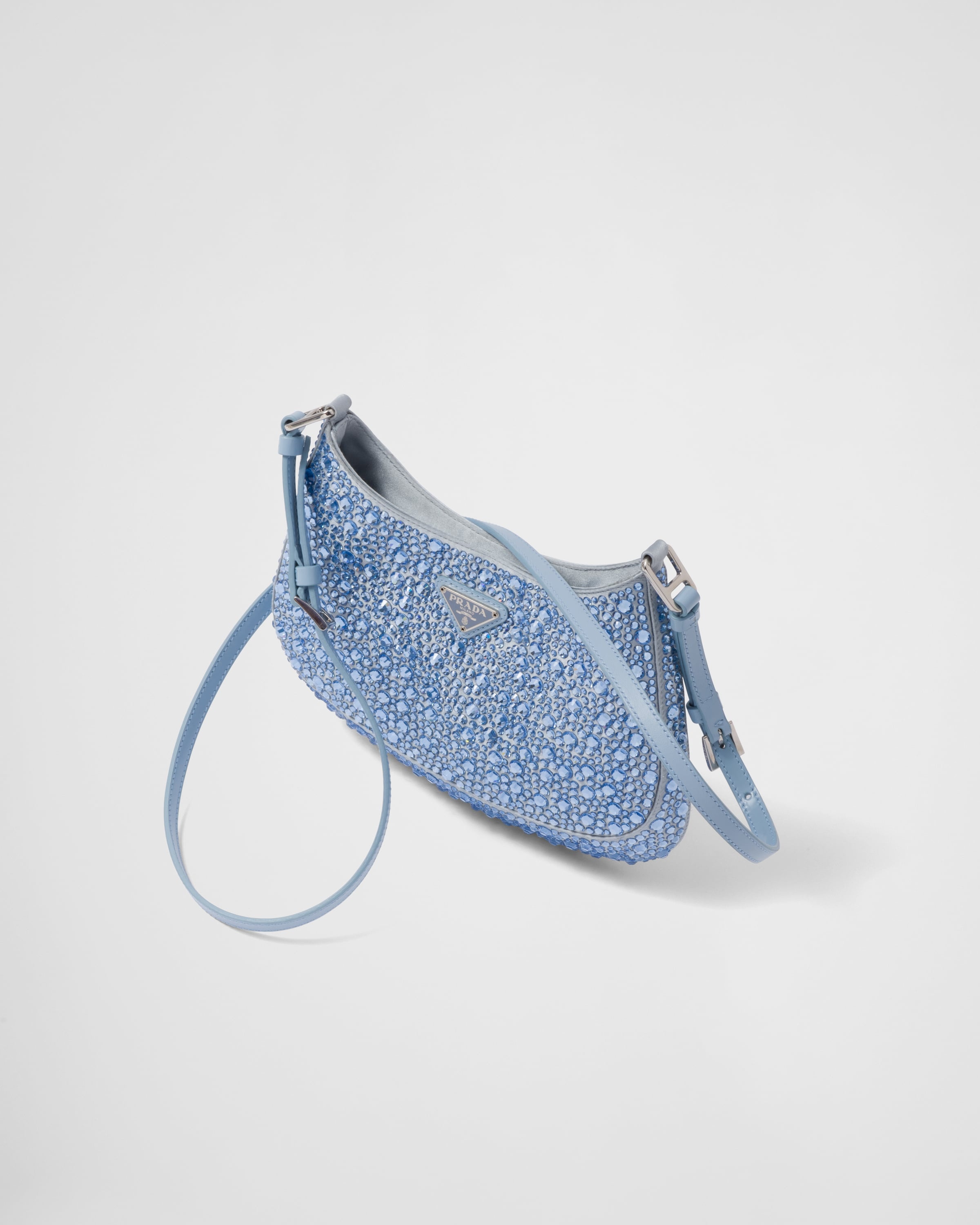 Prada Cleo satin bag with crystals - 3