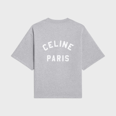 CELINE loose celine paris sweatshirt in cotton and cashmere outlook