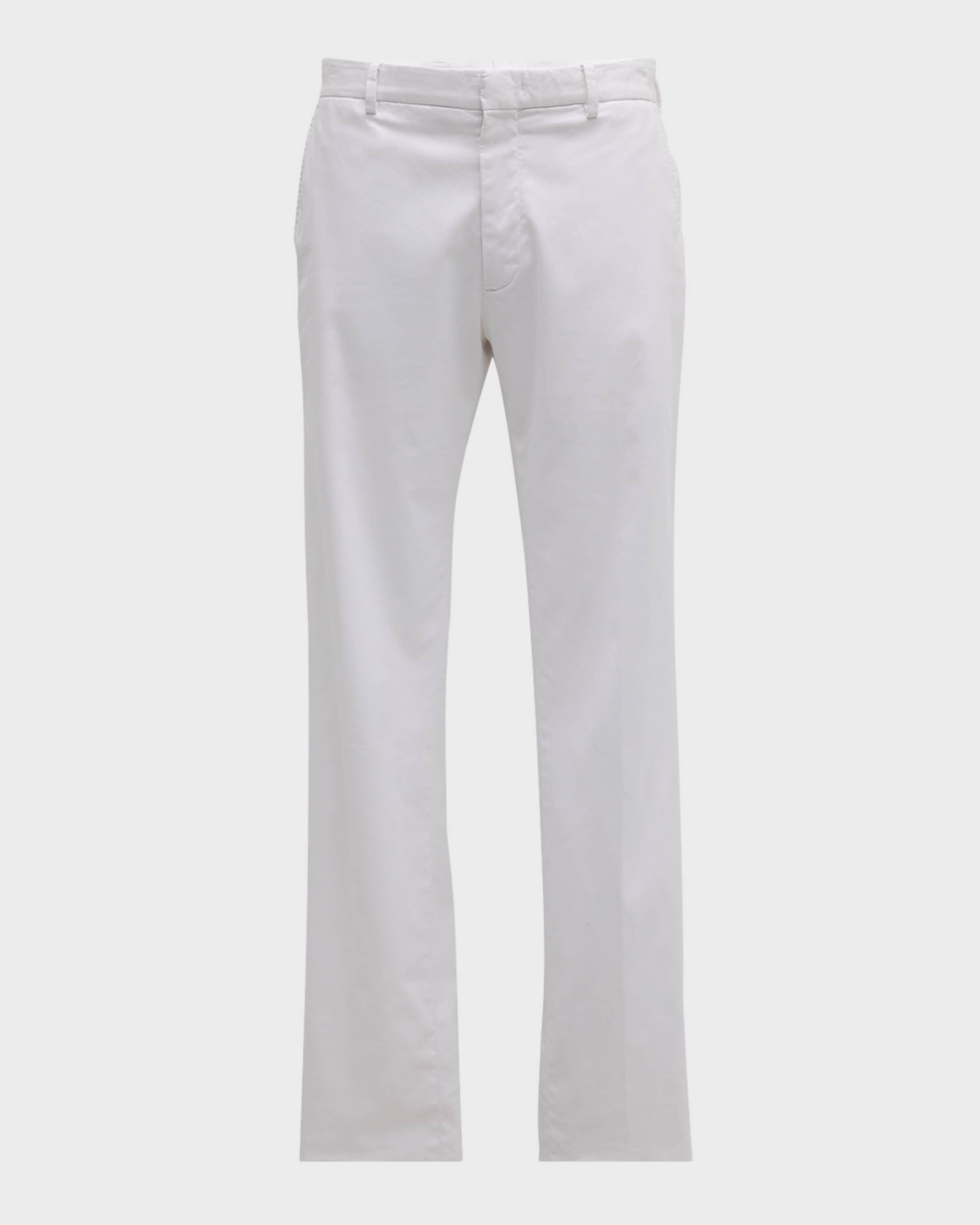 Men's Slim Flat-Front Pants - 1