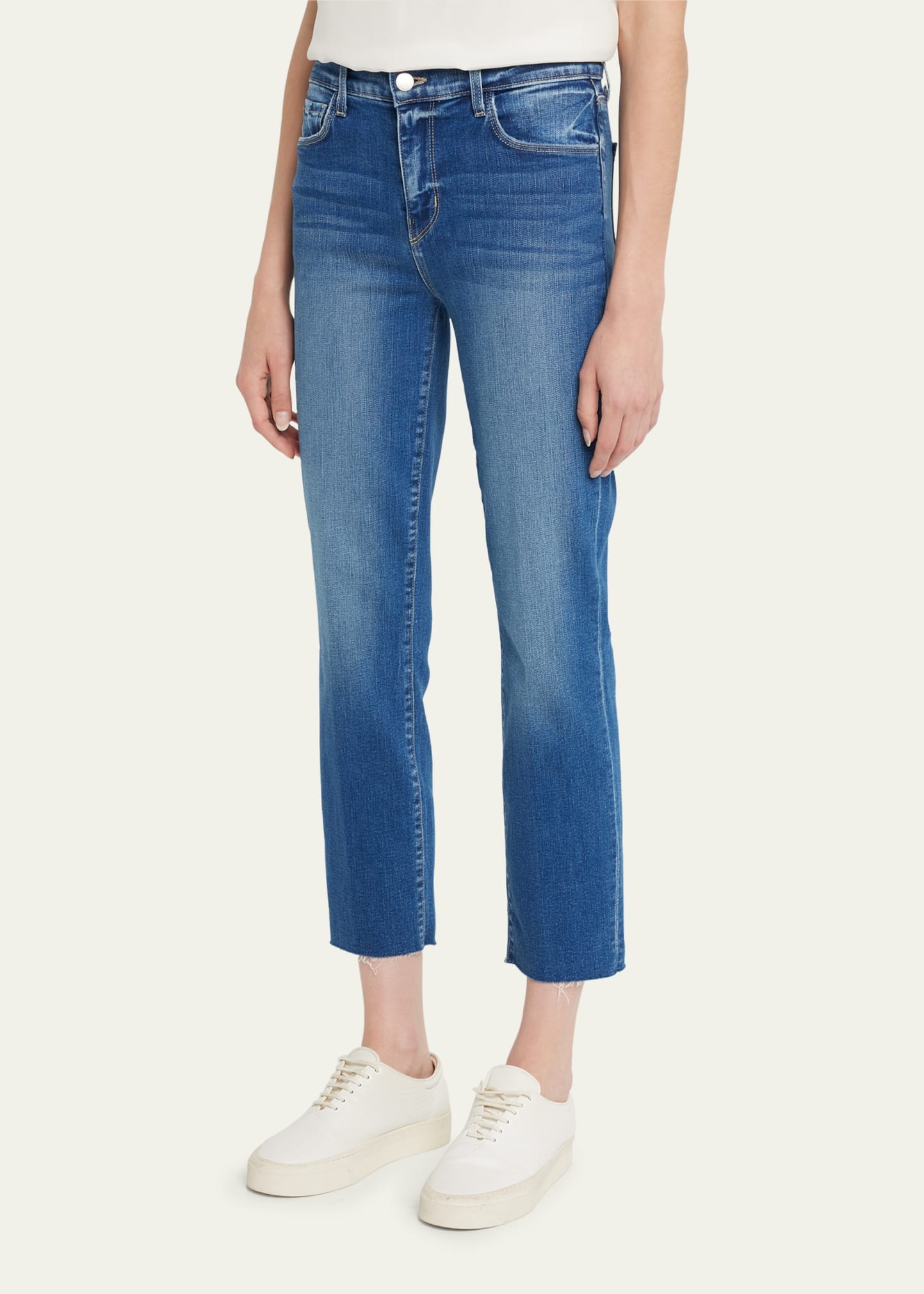 Sada Cropped Straight-Leg Jeans - 4