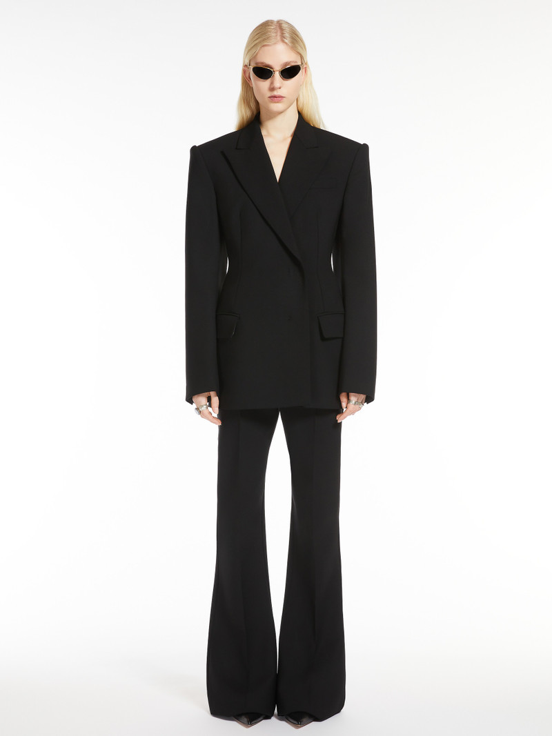 Sportmax BICE Flared wool-blend trousers outlook