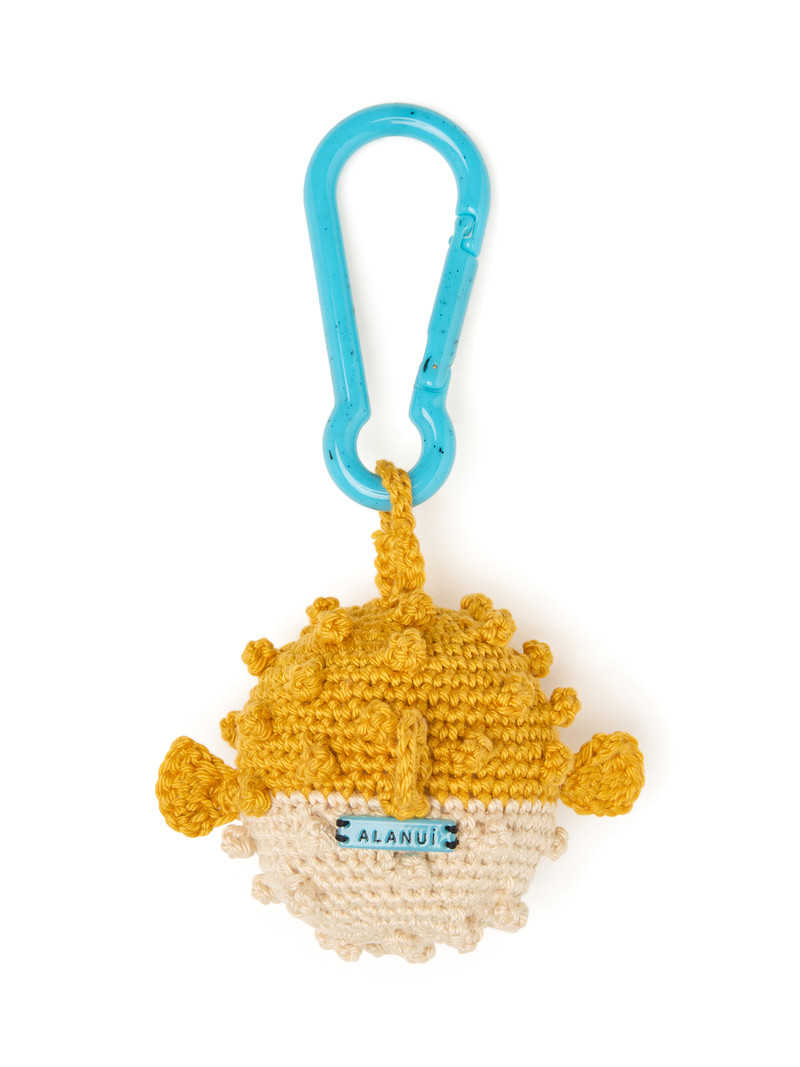 Alanui Handmade Puffer Fish Crochet Key Holder outlook