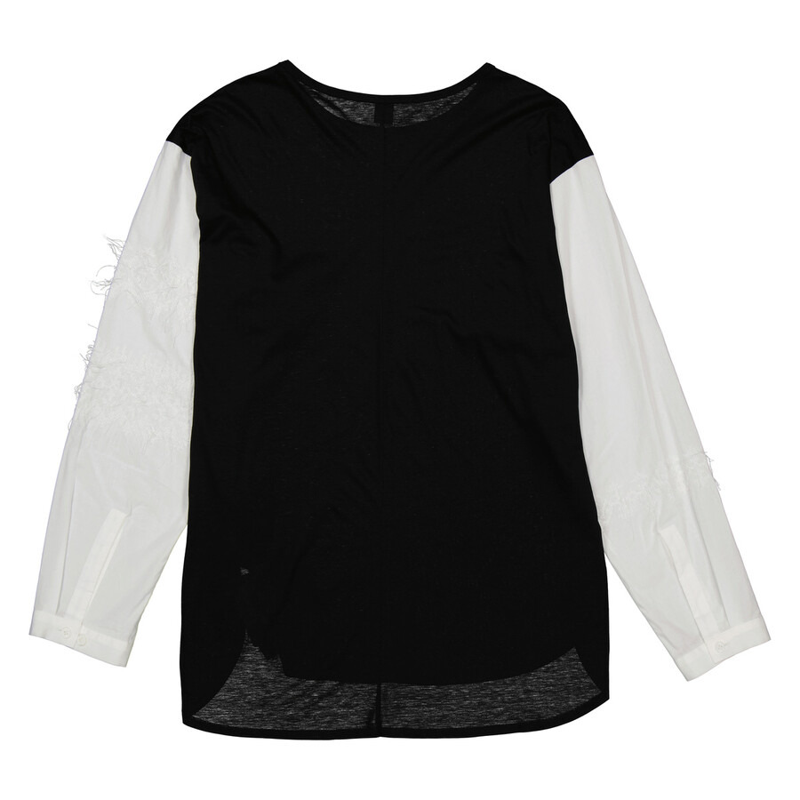 Y'S Round-Neck Lyocell-Blend Sweatshirt, Brand Size 2 - 2