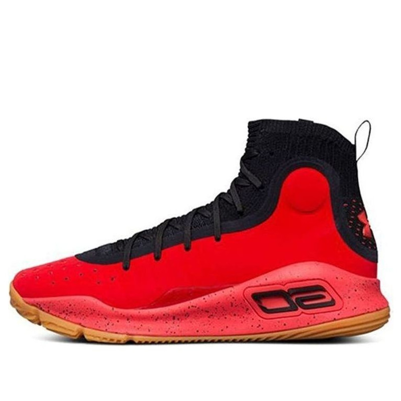 Under Armour Curry 4 'Red Black Gum' 1298306-603 - 1