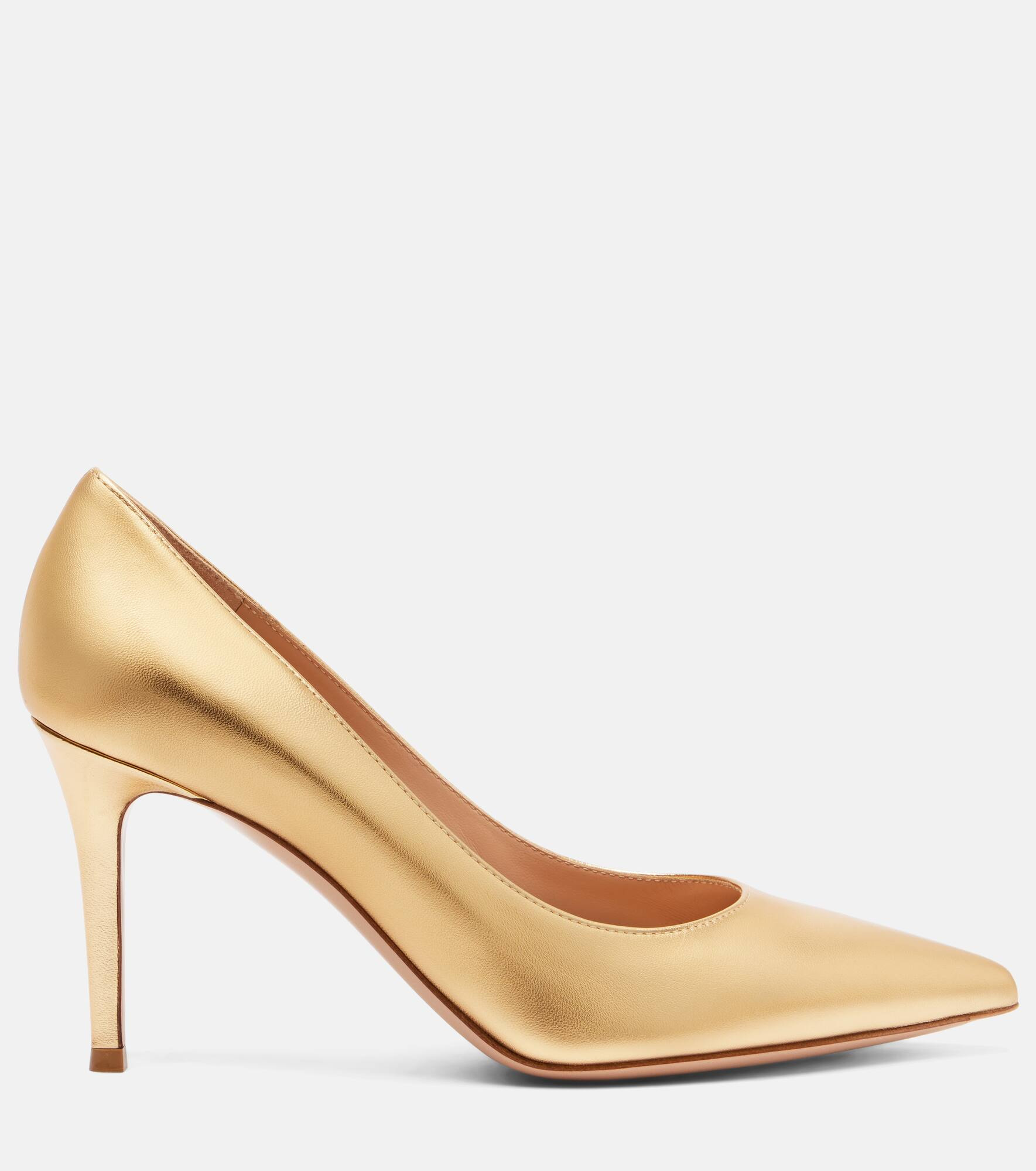 Gianvito 85 leather pumps - 4