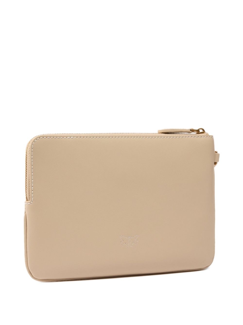 logo-embossed clutch - 2