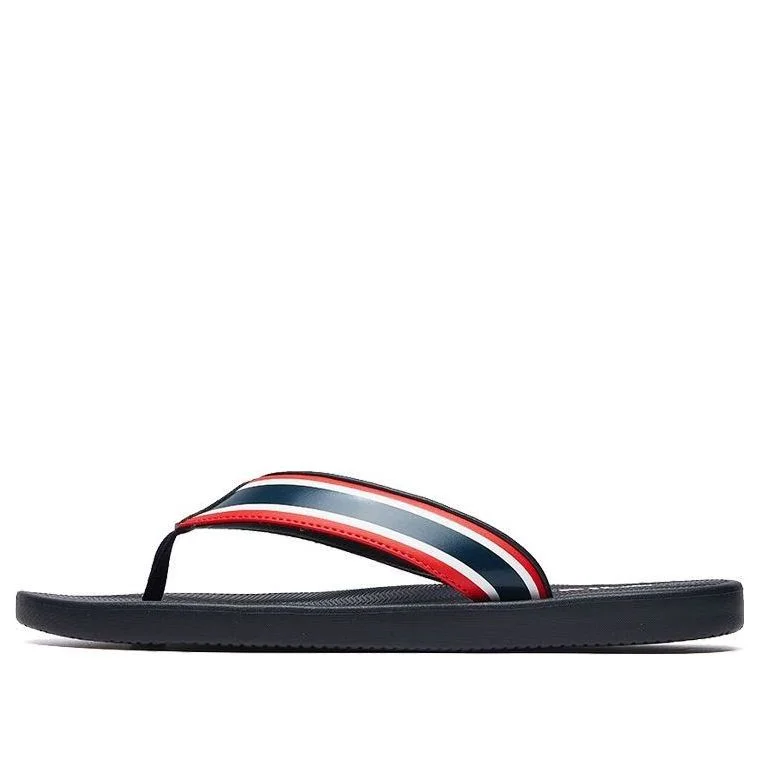 (WMNS) FILA Flip Flops Black/Red/White F12W024612FNV - 1