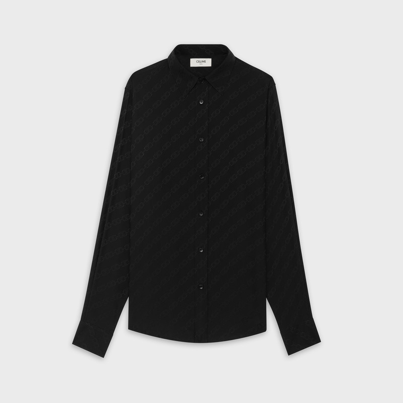 CLASSIC SHIRT IN JACQUARD SILK 1