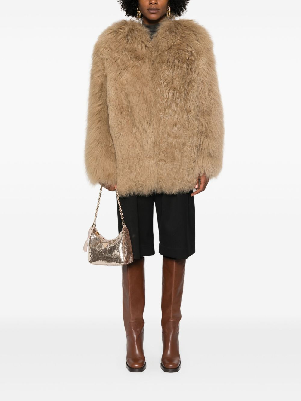 shearling jacket - 2