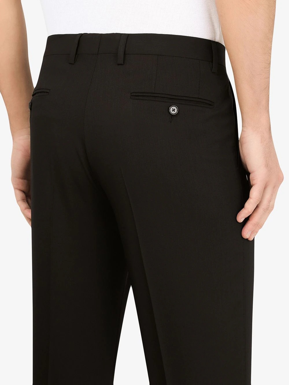 slim-fit tailored trousers - 5