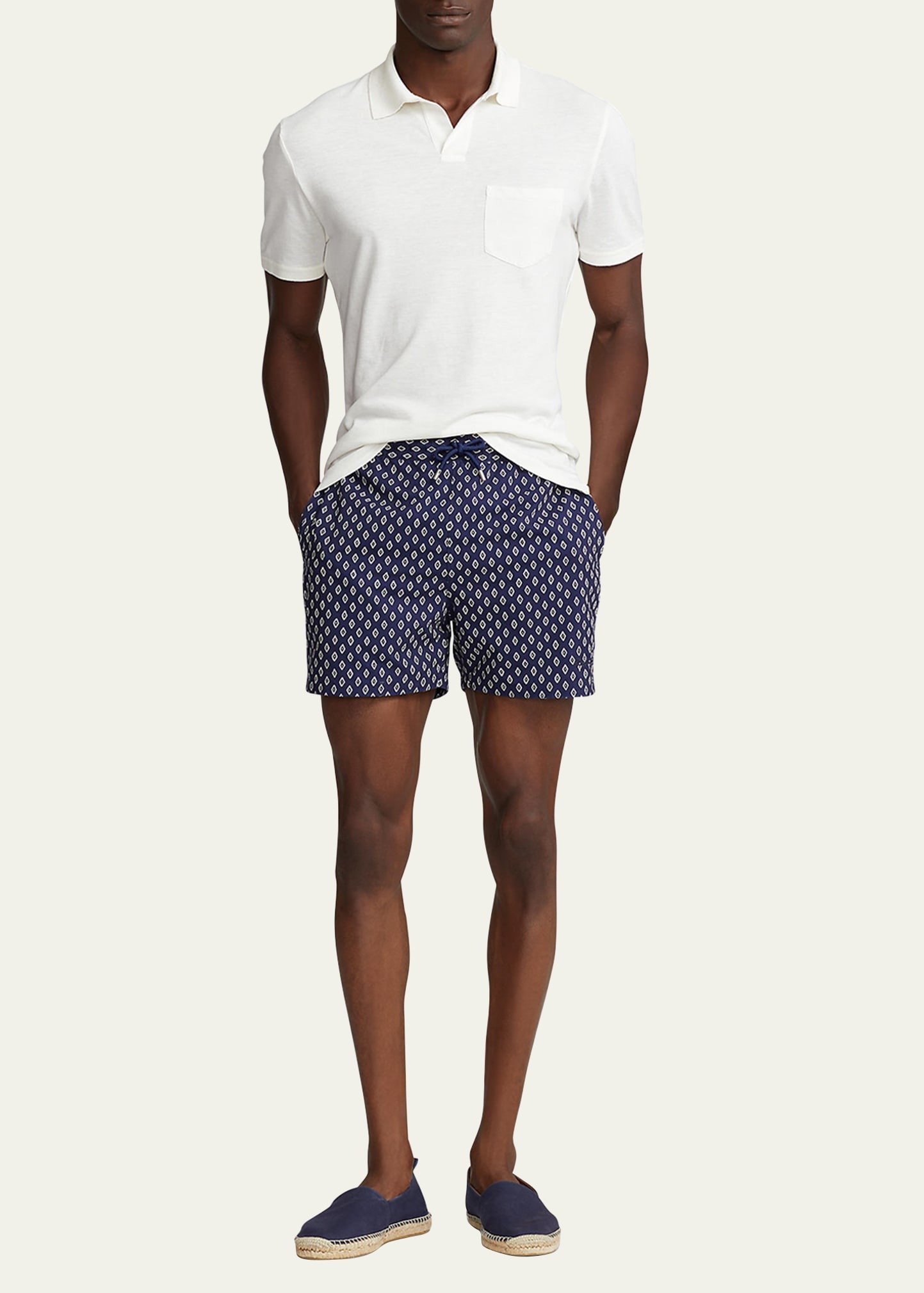 Men's Amalfi Diamond Swim Trunks - 2