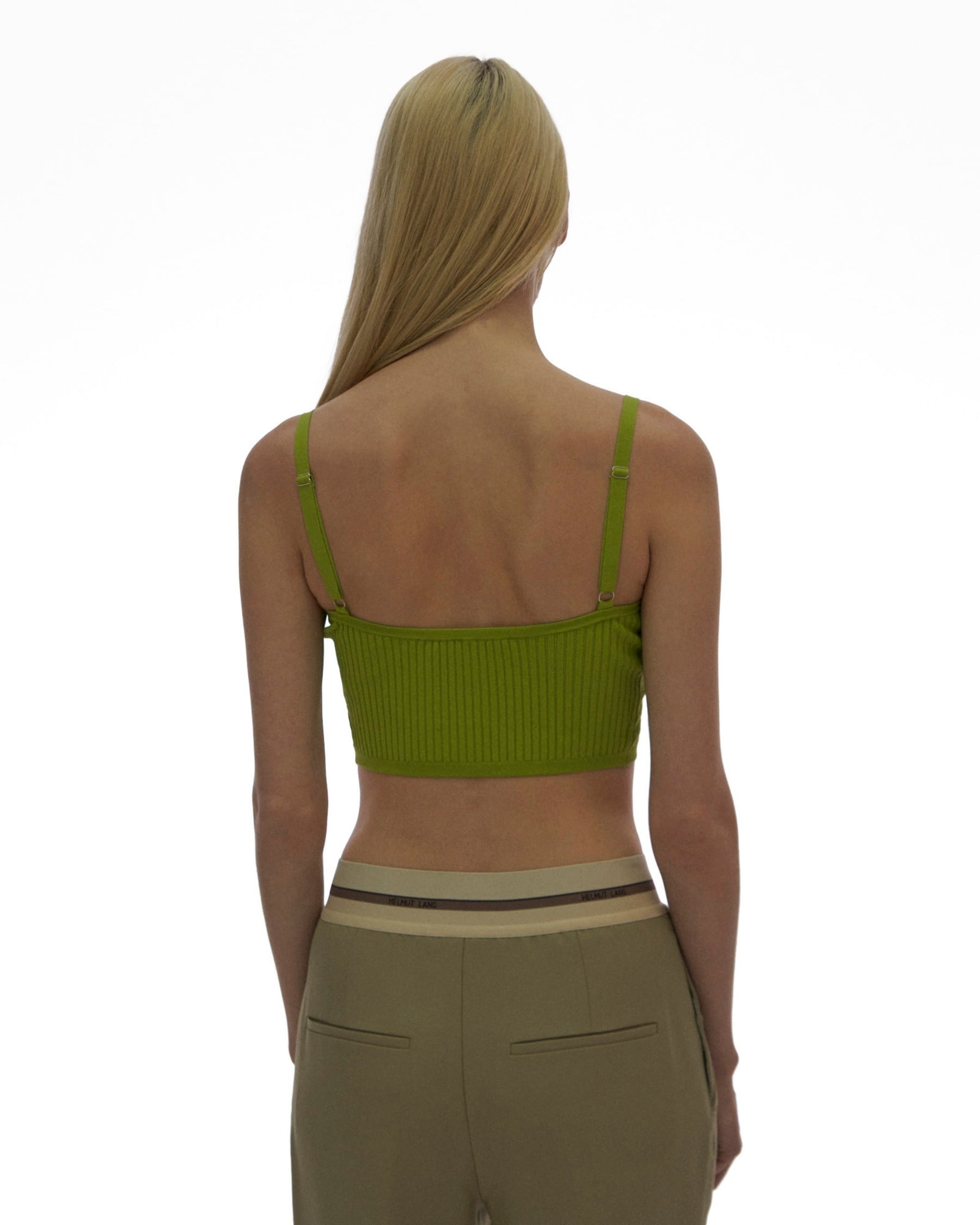 RIB EYELET BRALETTE - 4