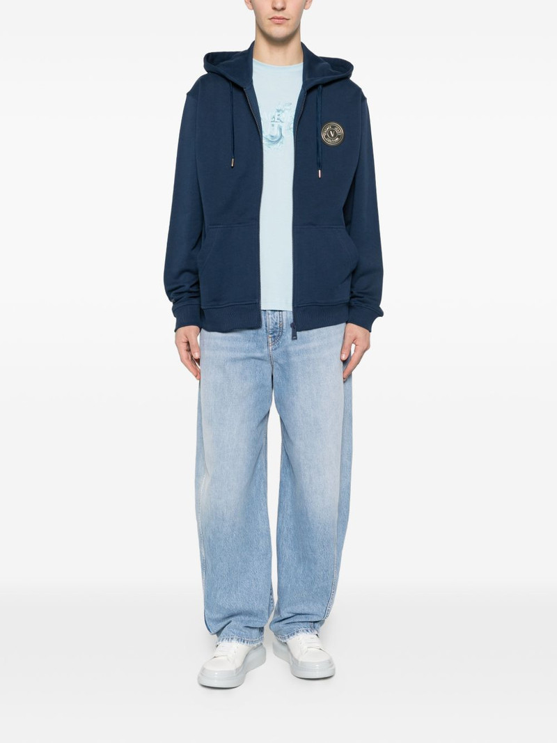 VERSACE JEANS COUTURE zip-fastening hoodie outlook