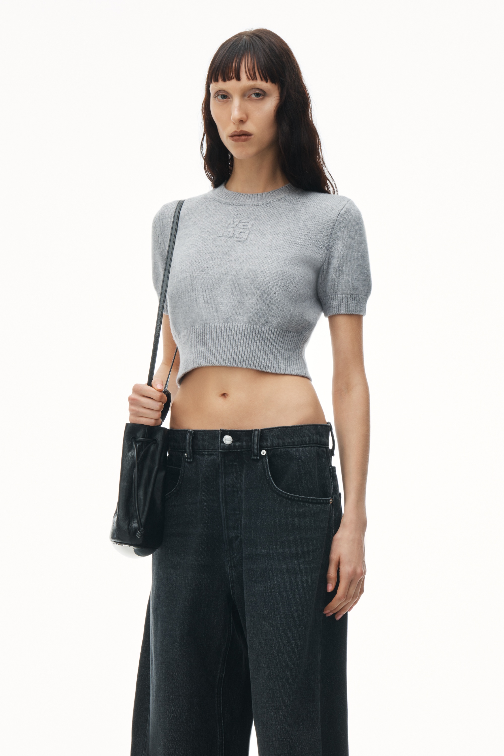 Short Sleeve Cropped Pullover - 2